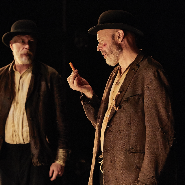 Christopher Hunt and Andy Curtis in Waiting for Godot.