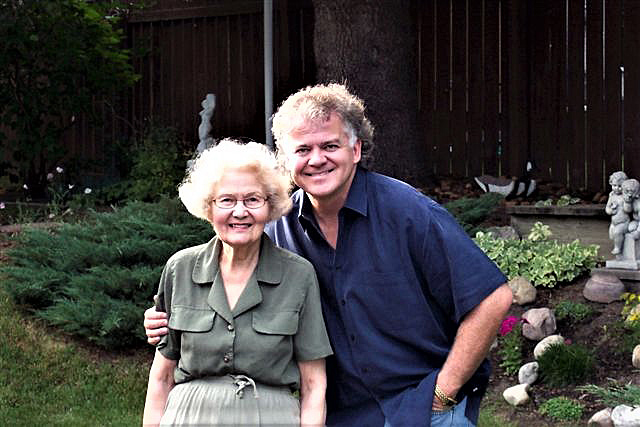 David Winning and his mother Fay Winning
