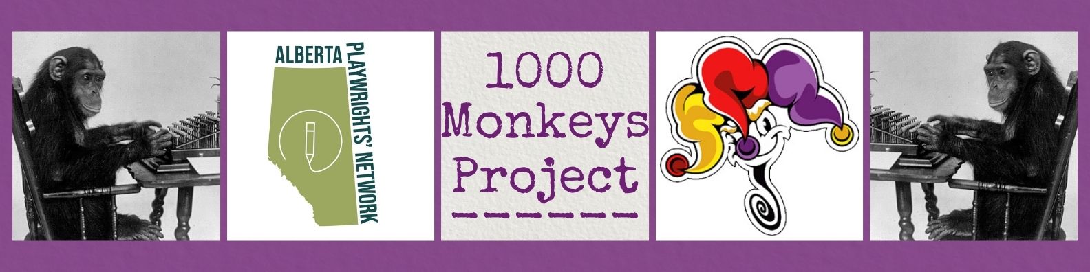 Banner for APN and Calgary Fringe - The 1000 Monkeys Project