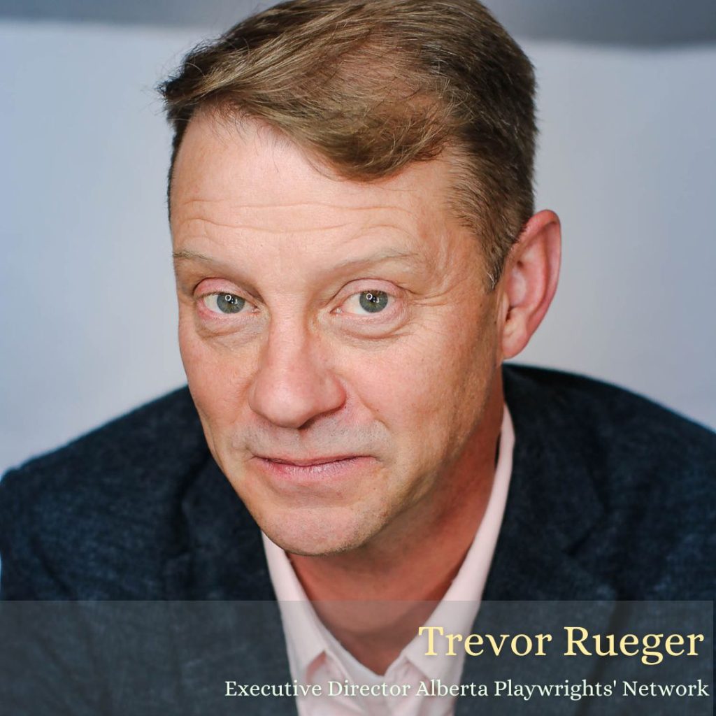 Trevor Rueger Executive Director of Alberta Playwrights' Network

1000 Monkys Project at the Calgary Fringe