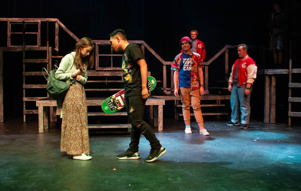 Production still from the FRC production of Carrie: the Musical.