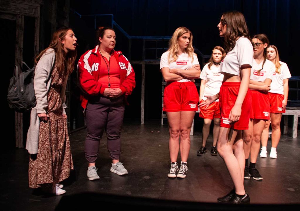 Production still from the FRC production of Carrie: the Musical.