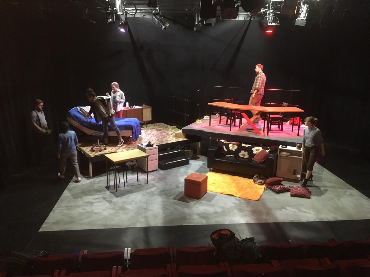 TACTICS Omnibus Bill BTS – from the 2019 production of The Omnibus Bill by Darrah Teitel, directed by Esther Jun