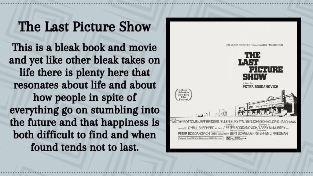 Title Card for Blog Post: The Last Picture Show