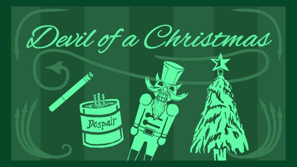 Devil of a Christmas Title Card for Story - For Home Page