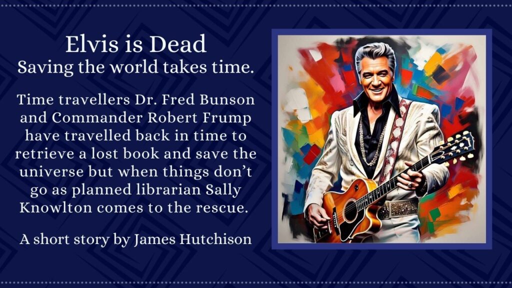 Evlis is Dead Title Card - with Elvis