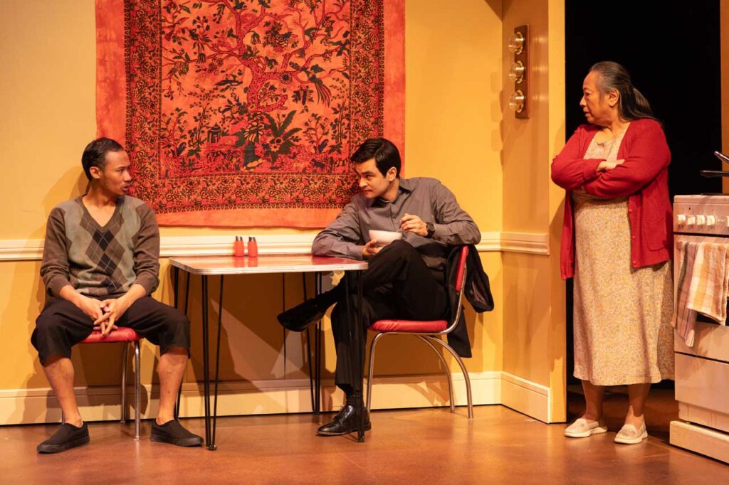 The Brothers Paranormal by Prince Gomolvilas at Vertigo Theatre Production Still