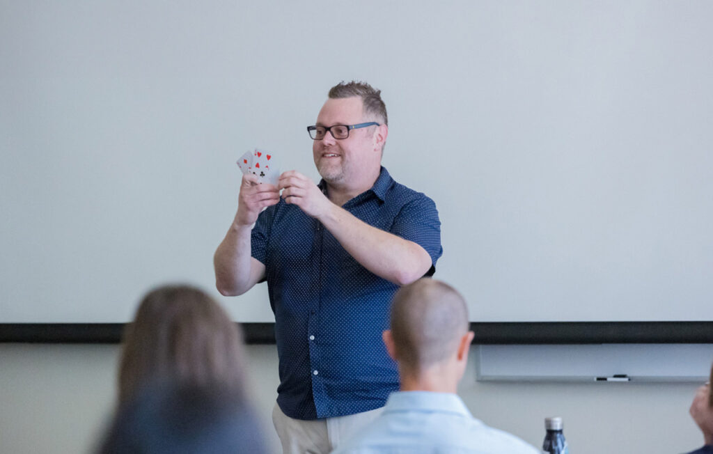 Dan Stephenson Magic in class