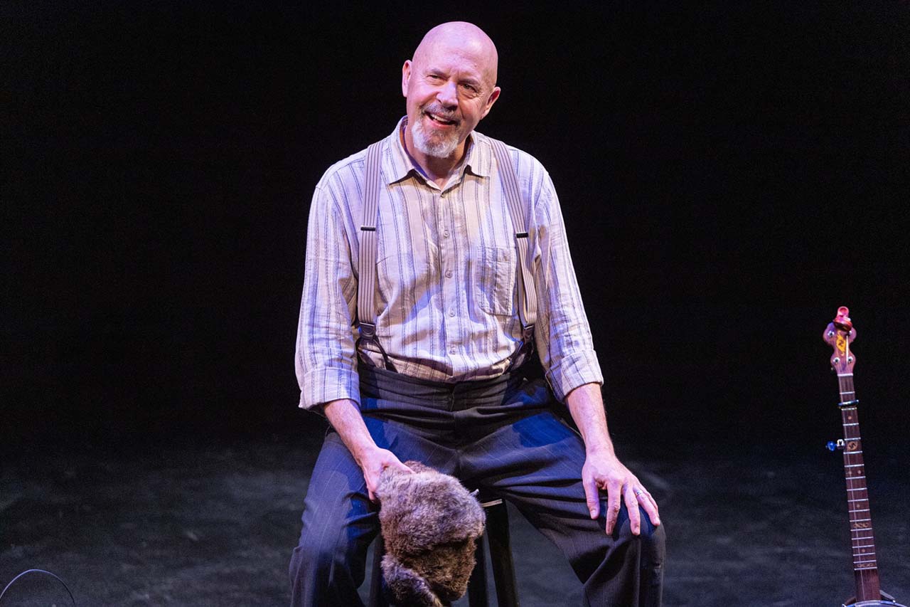 Christopher Hunt in RIBSTONE. Photo by Hannah Kerbes