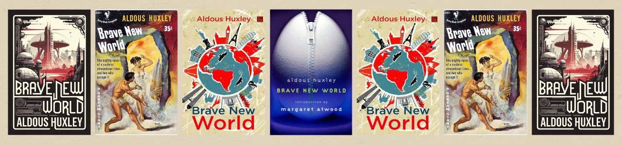 Graphic for Brave New World by Aldous Huxley for Playwright's Blog 2026