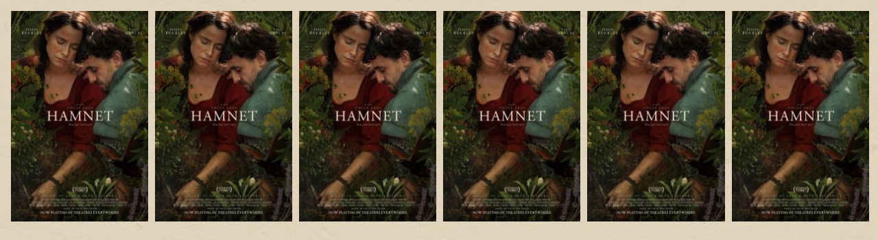 Hamnet Graphic for Playwrights Journal 2026.  Hamnet poster.